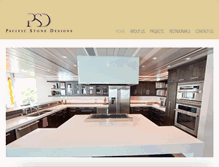 Tablet Screenshot of pacificstonedesigns.com